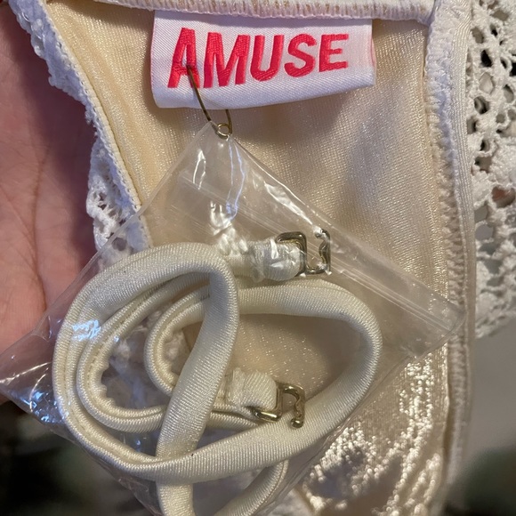 White Crochet Bikini Top - Picture 5 of 5